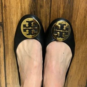 Tory Burch leather Reva flats 9.5